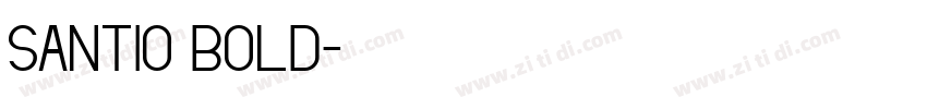 Santio Bold字体转换
